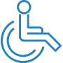ikona obsługa osób z niepełnosprawnościami