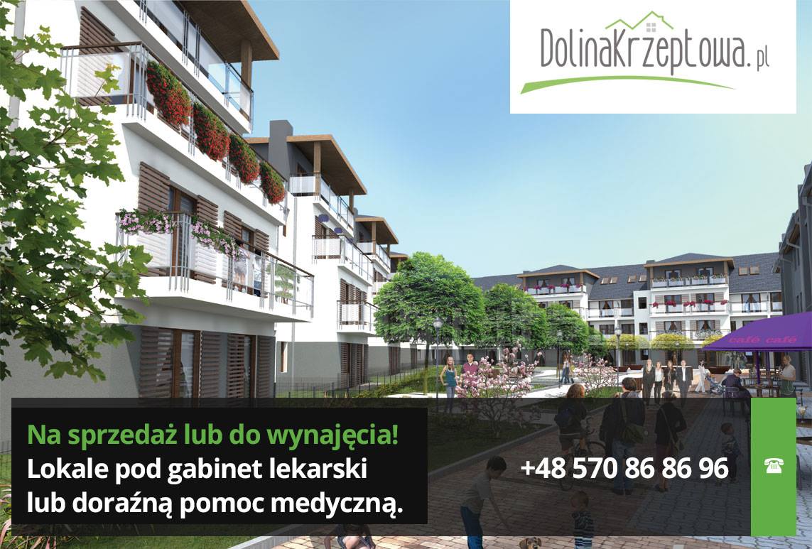 zdjęcie przedstawia nowe osiedle w Krzeptowie