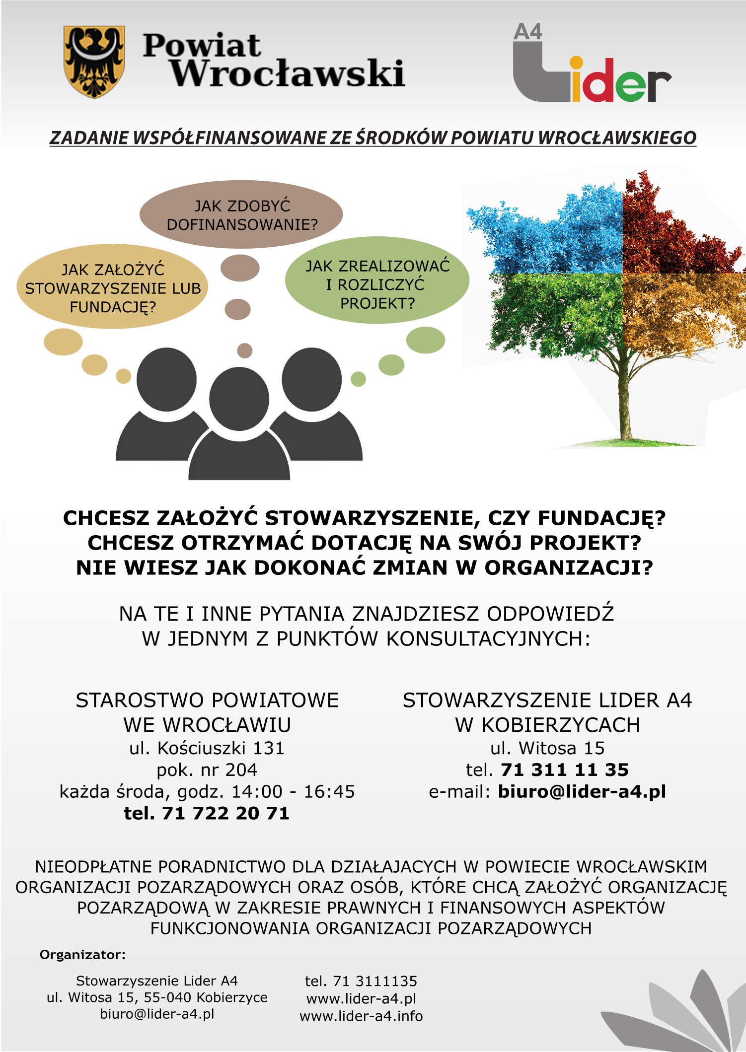 mobilne punkty informacyjne dla NGO