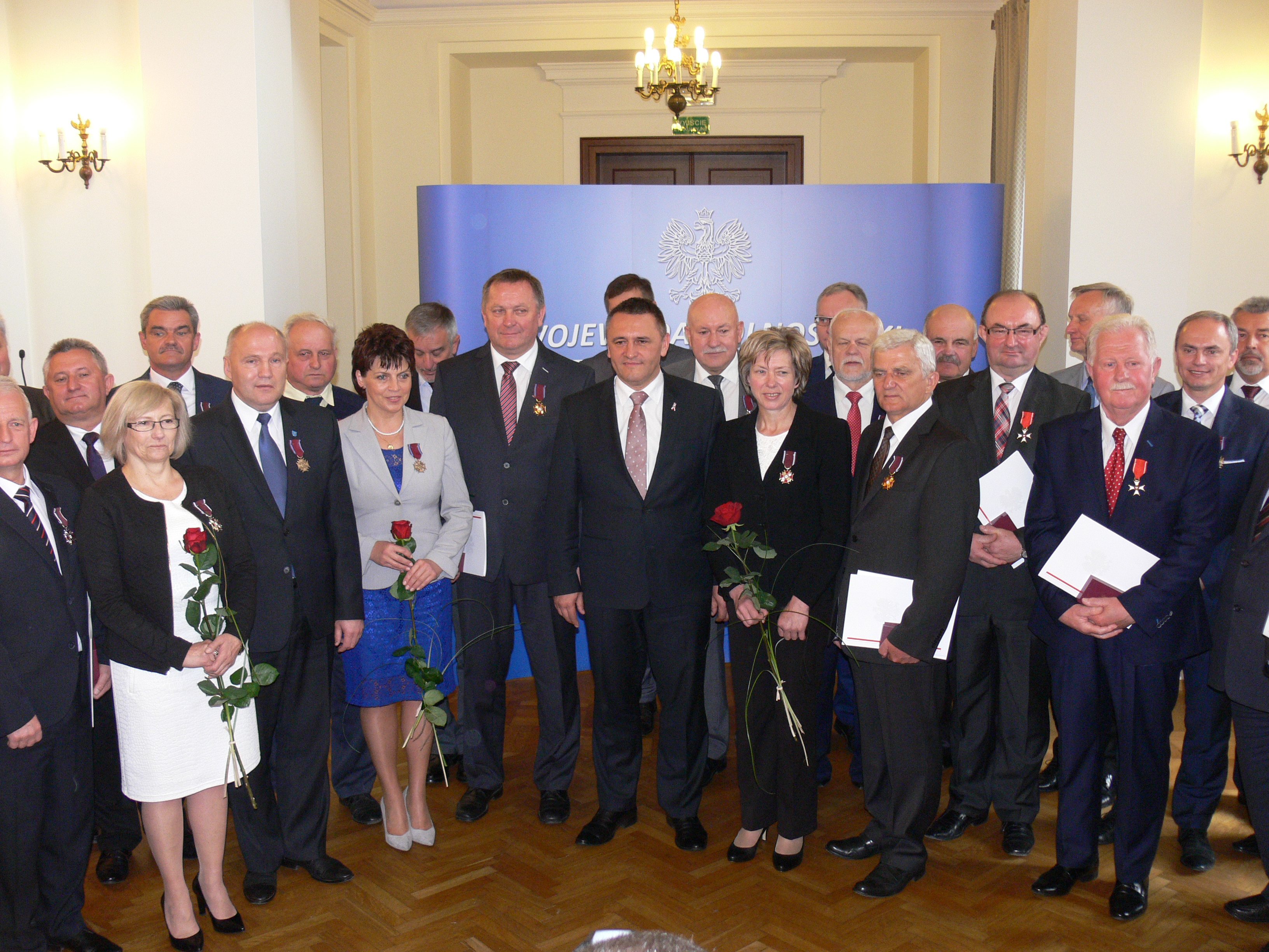 wręczenie Złotego Krzyza Zasługi