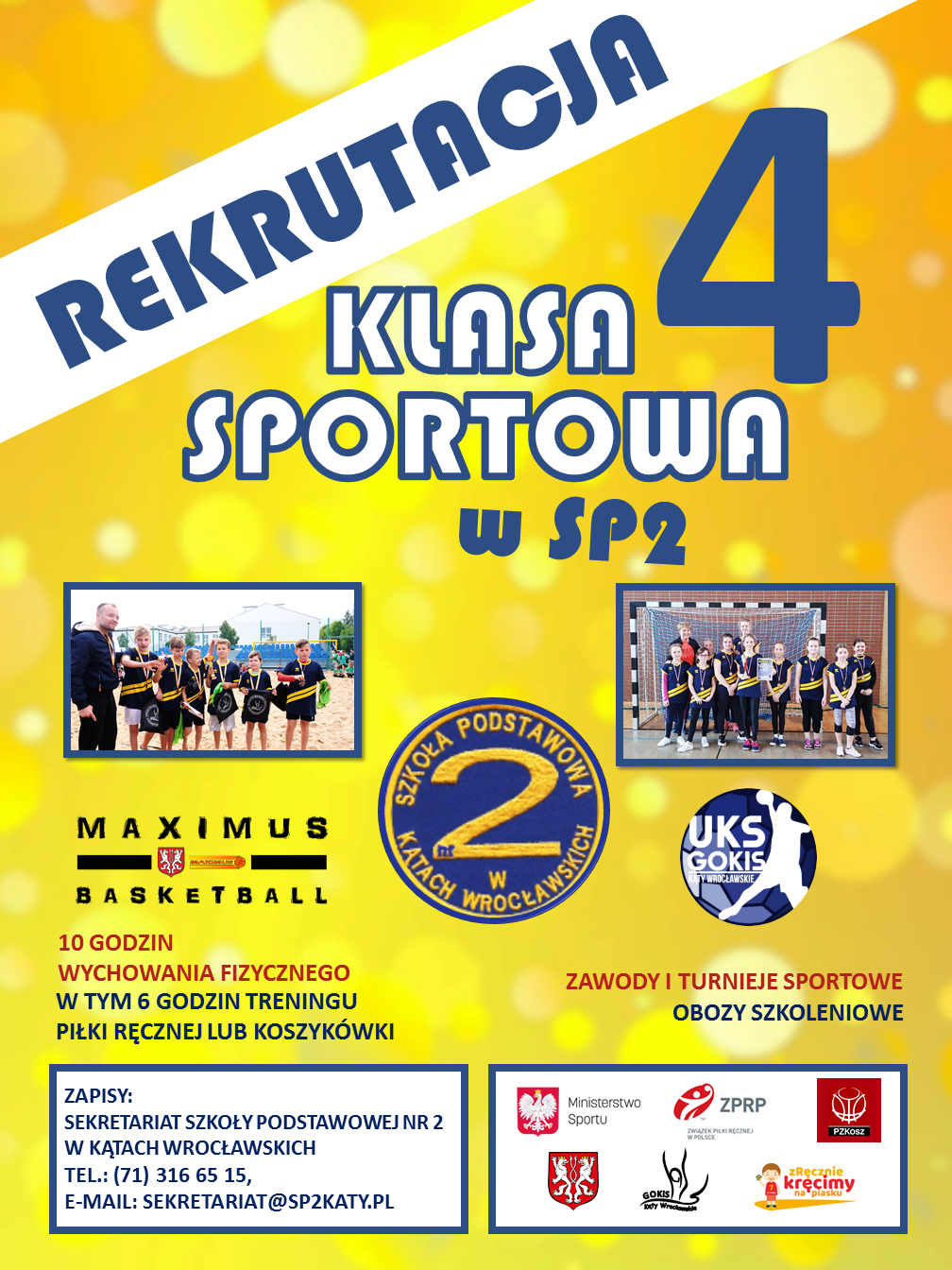 informacja jak wyżej o rekrutacji do klasy sportowej