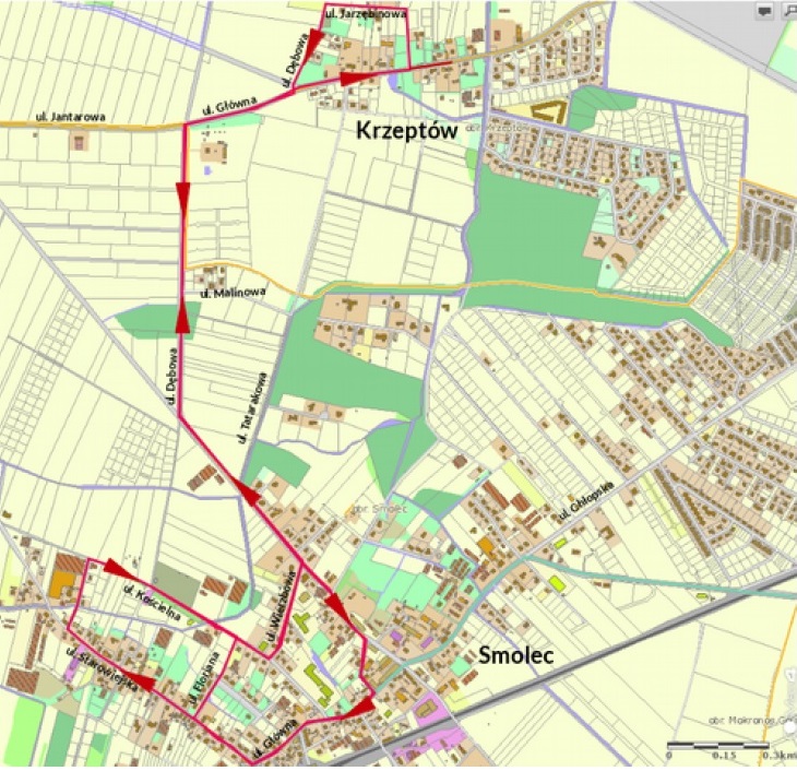 trasa biegu