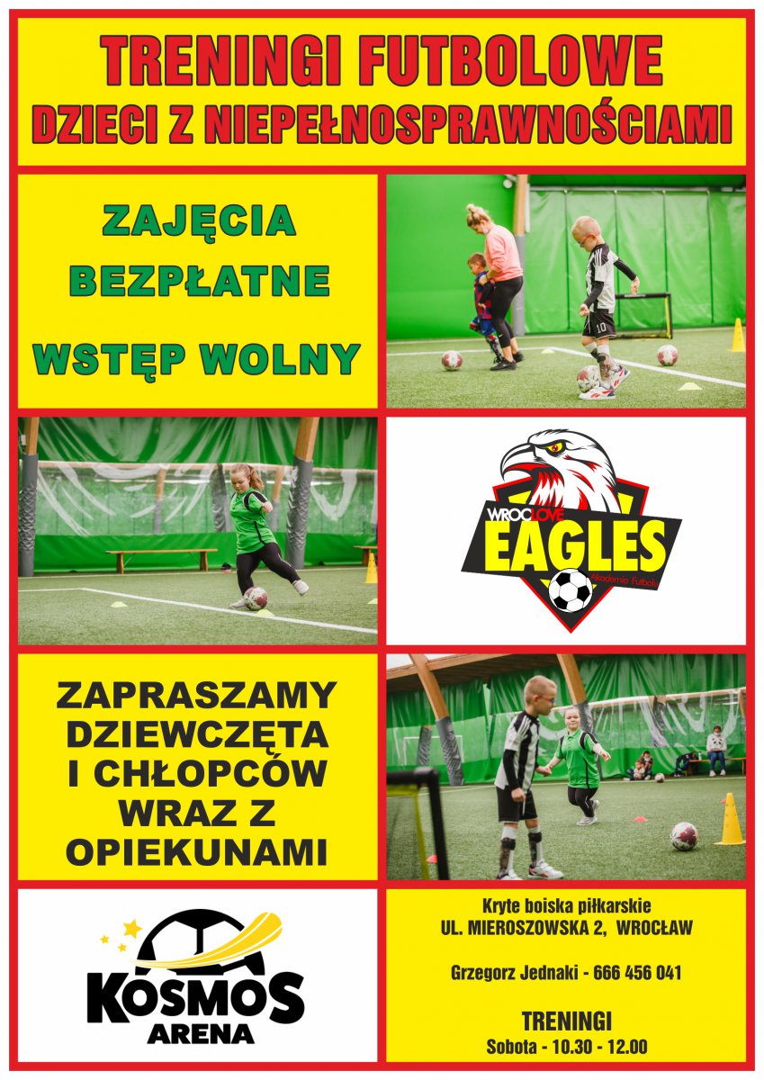 informacja o zajęciach dla dzieci niepełnosprawnych
