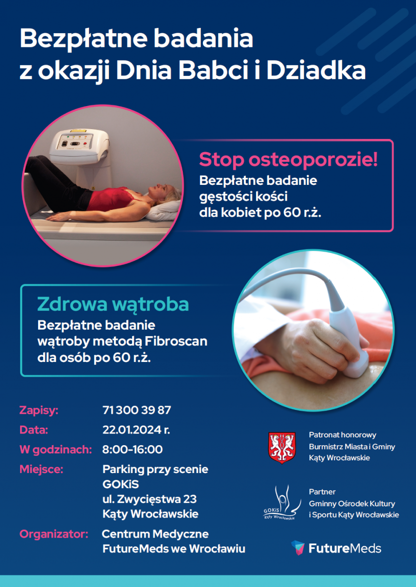 bezpłatne badania informacja graficzna o bezpłatnych badaniach