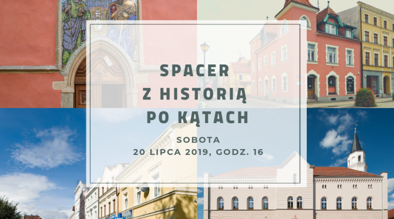 Spacer z historią po Kątach Wrocławskich Grafika przedstawia najważniejsze zabytki Kątów Wrocławskich