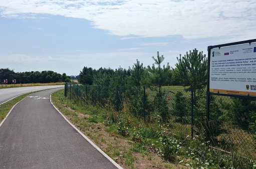 Droga rowerowa Małkowice - stacja kolejowa Sadowice