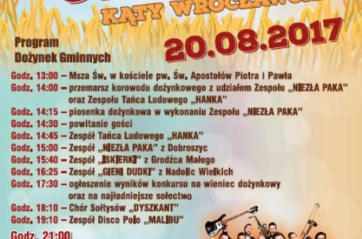 Dożynki Gminne - Kąty Wrocławskie 2017 r.