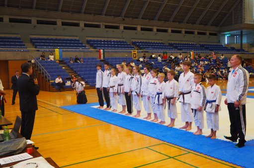 zdjęcie przedstawia uczestników zawodów w Tokio