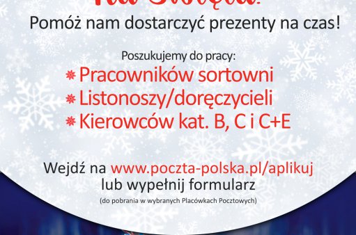 rekrutacja pracowników w Poczcie Polskiej