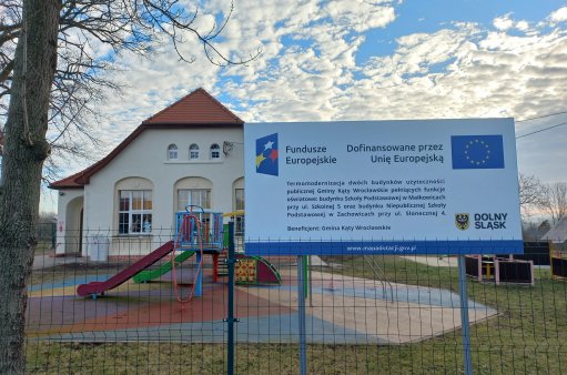 Termomodernizacja dwóch budynków użyteczności publicznej Gminy Kąty Wrocławskie pełniących funkcje oświatowe: budynku Szkoły Podstawowej w Małkowicach przy ul. Szkolnej 5 oraz Niepublicznej Szkoły Podstawowej w Zachowicach przy ul. Słonecznej 4